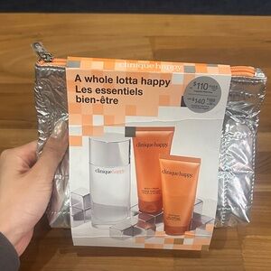 Clinique Happy Essentials Set with Makeup Bag